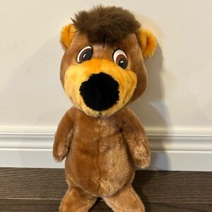 Yogi bear vintage Brown Plush Toy 1980